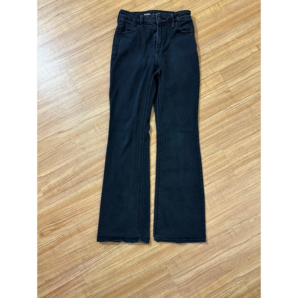 Old Navy Black High Waisted Flare Jeans Women's Size 2‎ Bootcut